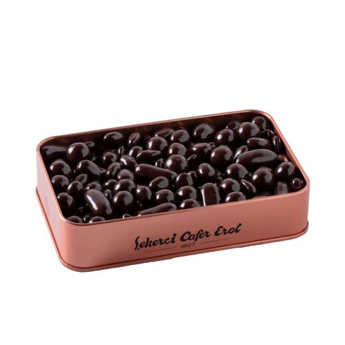 Åžekerci Cafer Erol Pebble Stone Dragee - Bronze Tin Box - 300 gr. Åžekerci Cafer Erol Pebble Stone Dragee - Bronze Tin Box - 300 gr.
